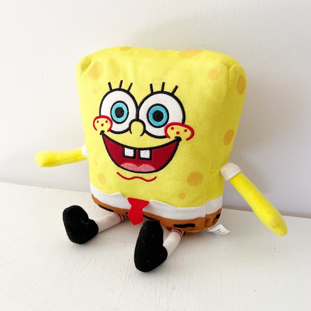 SpongeBob SquarePants Plush Yellow 11 Inch Stuffed Toy Nickelodeon Good Stuff